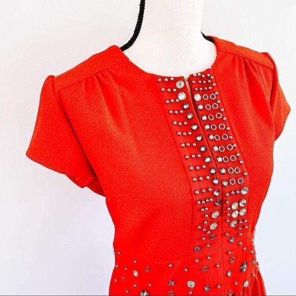 Sonia Rykiel Dress Beaded Rhinestone - Picture 3 of 9